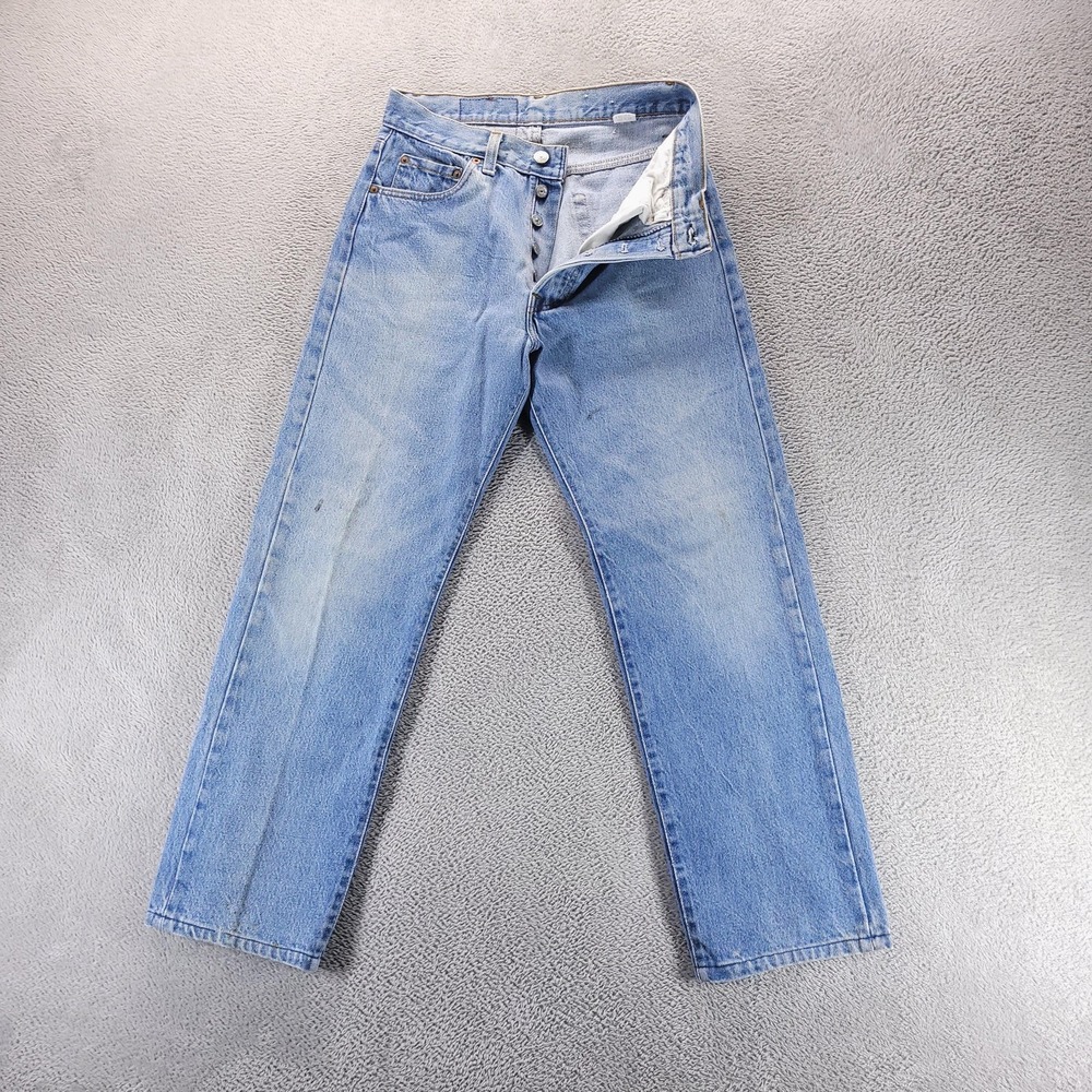 VTG Levis 501 Jeans Mens 30x30 Blue Straight Button Fly 70s Made in USA